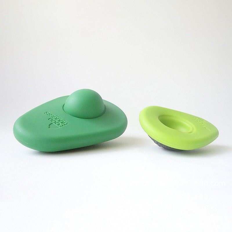 2pcs Avocado Saver Wrap Food Huggers Foldable Silicone Friut Preservation Seal Cover Fresh Keeping Kitchen Tool